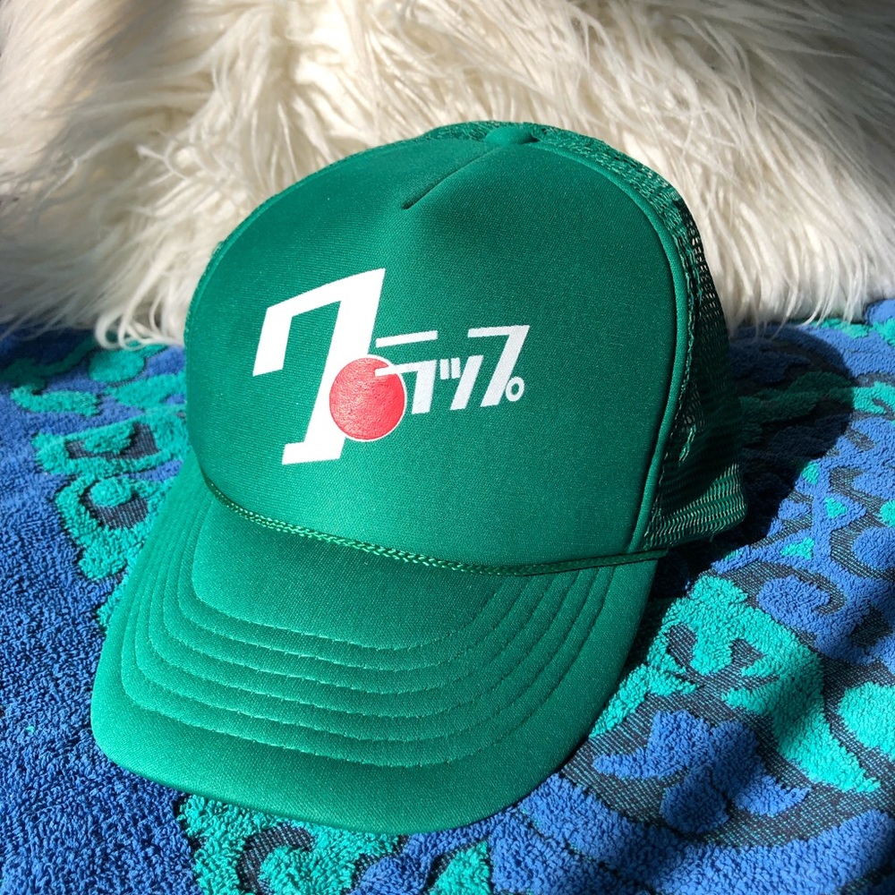 Popkiller Los Angeles Japanese 7 Up Trucker Hat